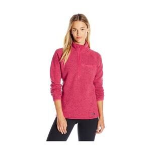 UNDER ARMOUR Women’s Wintersweet 1/2 Zip Knockout Pink/Stealth Gray Size XL
